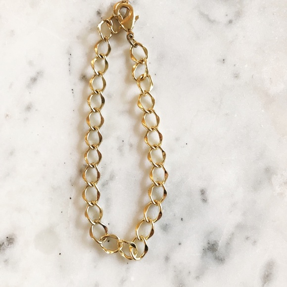 Gold chain bracelet - Picture 2 of 7